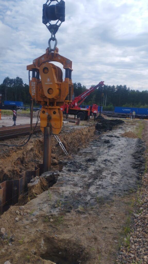 Погружение шпунта